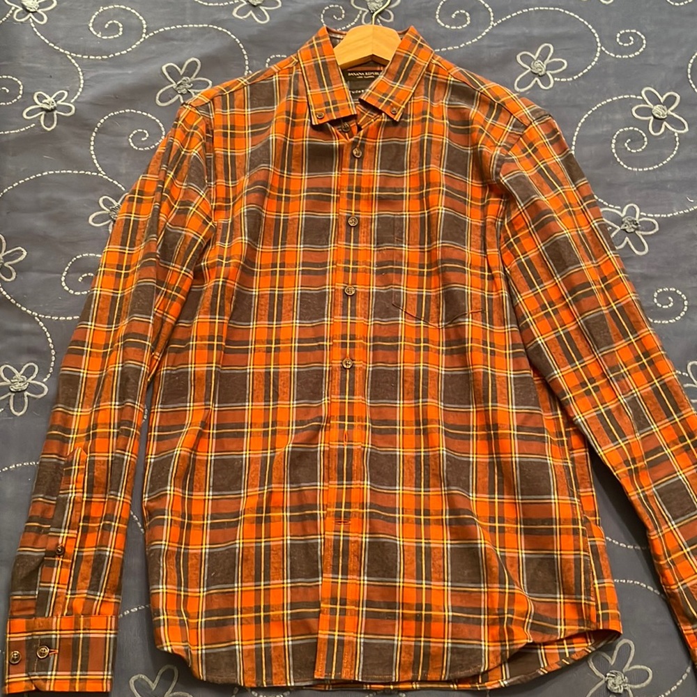 Banana Republic Button-Down Shirt - Untucked Slim Fit